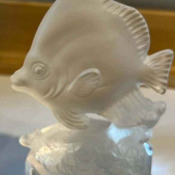 Nachtmann Crystal goldfish creation fish figurine paperweight tropical decor vtg - Picture 3 of 5